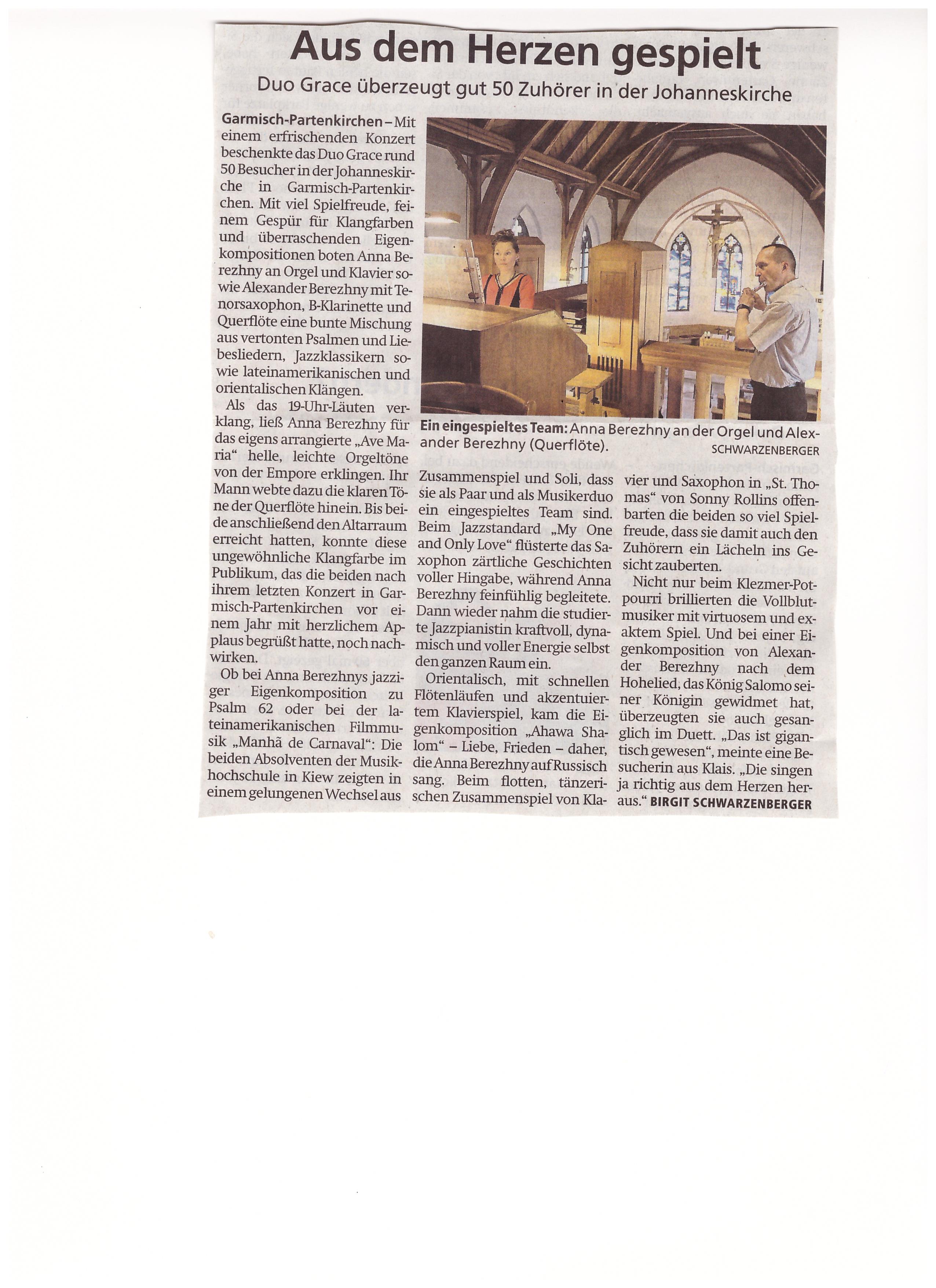 Zeitungsartikel